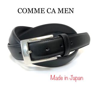 コムサメン(COMME CA MEN)のCOMME CA MEN(コムサ・メン) レザーベルト ブラック(ベルト)