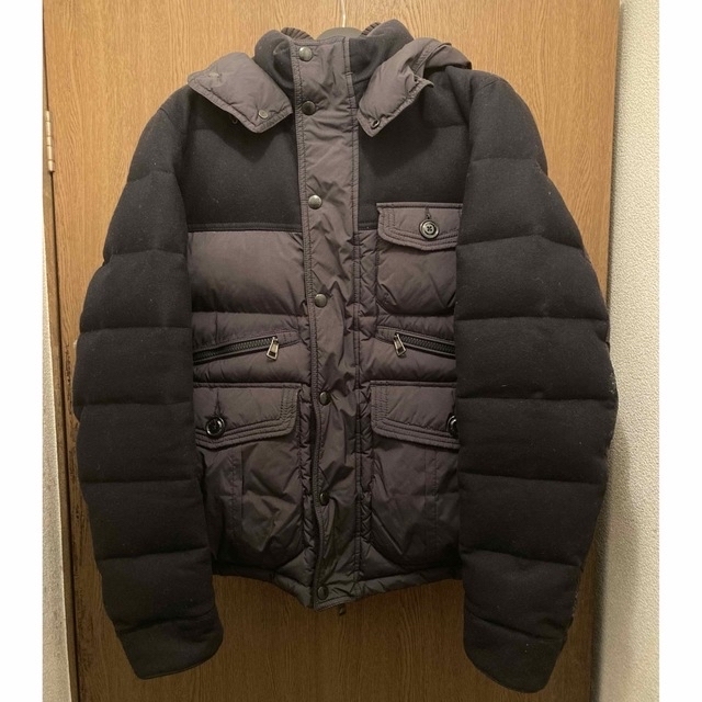 MONCLER(モンクレール)のモンクレール EGIDEウール切替ダウンジャケット メンズのジャケット/アウター(ダウンジャケット)の商品写真