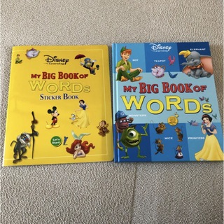 ディズニー(Disney)のDWE 英辞書&ステッカーブック　2冊セット(語学/参考書)