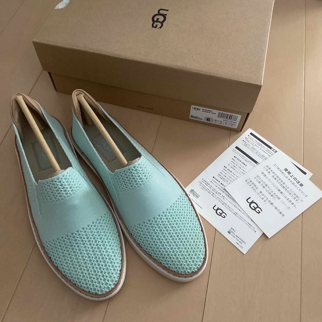 新品UGG SAMMY アグ サミー スリッポン スニーカー アクア 23cm