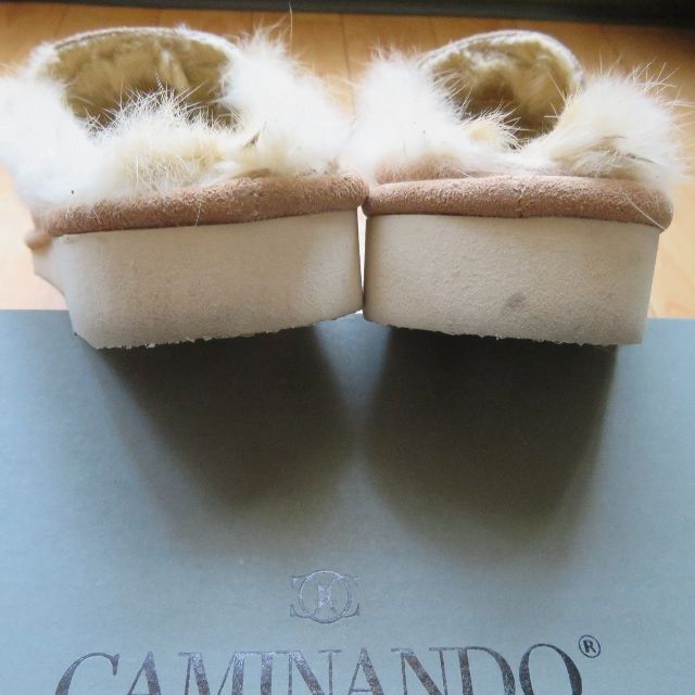 Plage(プラージュ)のPlage 別注 【CAMINANDO】カミナンド FUR SLIDERサンダル レディースの靴/シューズ(サンダル)の商品写真