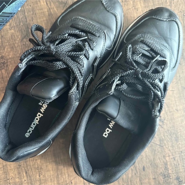 New Balance(ニューバランス)のニューバランス ML574NL 28cm ブラック　レザー 黒 革　 メンズの靴/シューズ(スニーカー)の商品写真