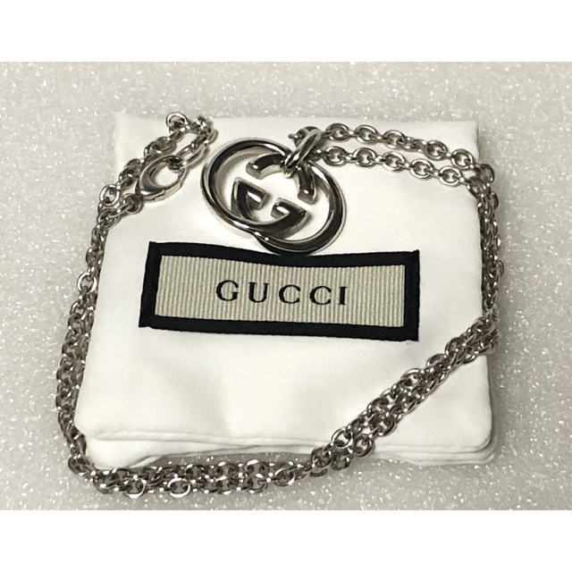 Gucci(グッチ)のグッチ　ネックレス GG ロゴ チェーン シルバー 925 GUCCI SV メンズのアクセサリー(ネックレス)の商品写真