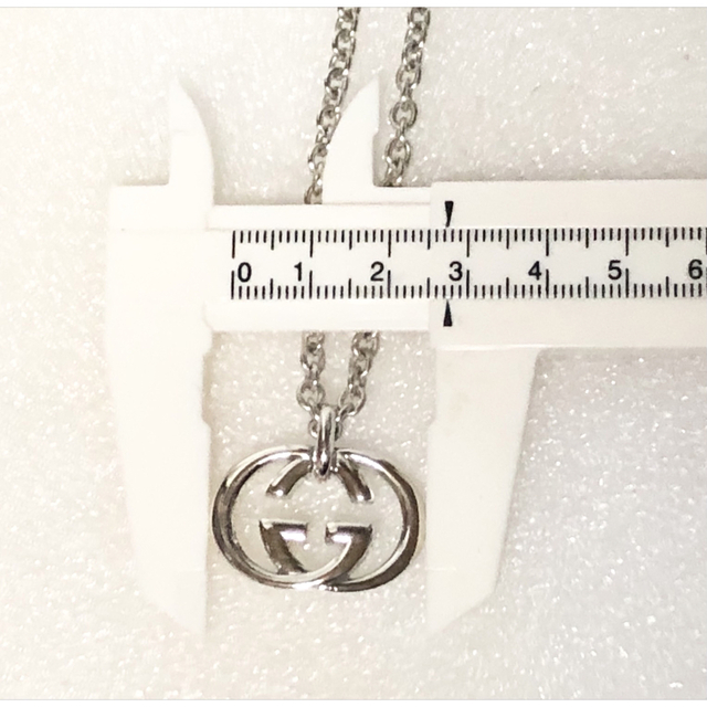 Gucci(グッチ)のグッチ　ネックレス GG ロゴ チェーン シルバー 925 GUCCI SV メンズのアクセサリー(ネックレス)の商品写真
