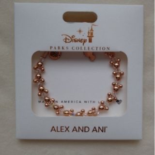 ディズニー(Disney)のALEX AND ANI ミッキー&クリスタルブレスレット(ブレスレット/バングル)