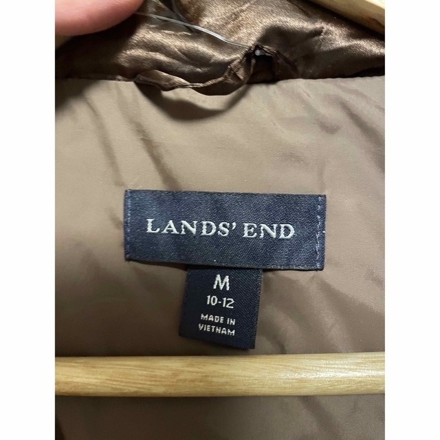 LANDS’END(ランズエンド)のLANDS'END ダウンベスト　ブラウン レディースのジャケット/アウター(ダウンベスト)の商品写真