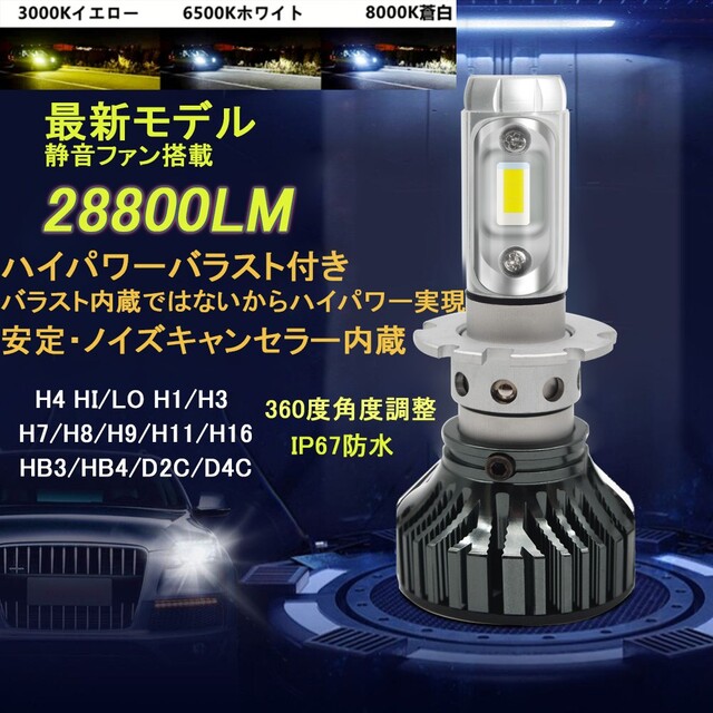車検対応 超爆光HB4 LEDフォグランプ  IP67防水 ホワイト 2個セッ