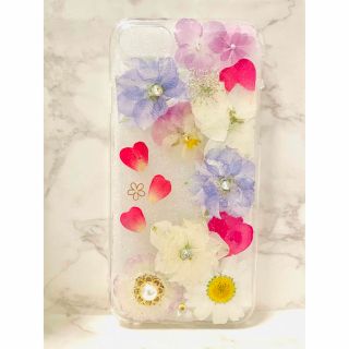 全機種対応 iPhoneケース 押し花ケース 押し花 ケース 花 Android(iPhoneケース)