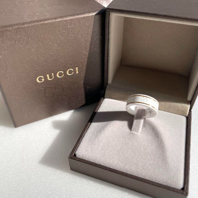 ☆正規品☆GUCCI Au750 18金 リング 指輪-