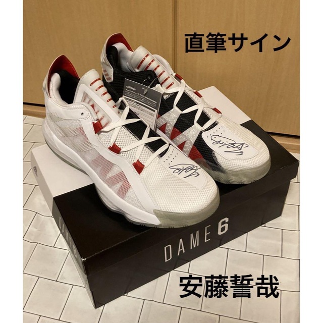 安藤誓哉　直筆サイン入り　Dame6 島根スサノオマジック　アルバルク東京