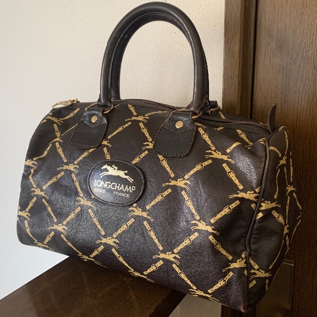 LONGCHAMP - ヴィンテージ LONGCHAMP ミニボストンバッグ LONGCHAMP - ヴィンテージ LONGCHAMP ミニボストンバッグ