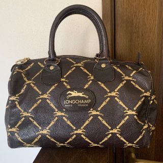 ヴィンテージ LONGCHAMP ミニボストンバッグ ロンシャン