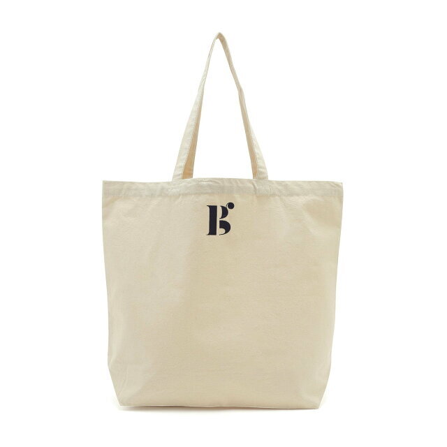 bonjour records(ボンジュールレコーズ)の【キナリ（16）】bonjour records original LOGO TOTE レディースのバッグ(トートバッグ)の商品写真