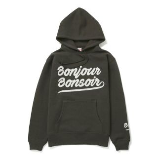 ボンジュールレコーズ(bonjour records)の【チャコール（06）】bonjour records original LOGO HOODIE(その他)