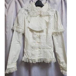 ボディライン(BODYLINE)のBODYLINE 2Way ホワイトブラウス(シャツ/ブラウス(長袖/七分))