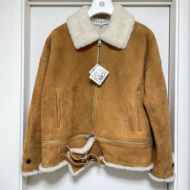 最も優遇の LOEWE シアリングムートンジャケット 【新品/定価70万