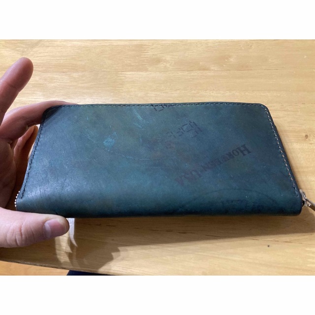 希少！HORWEEN リバースシェルコードバン　ロングウォレット