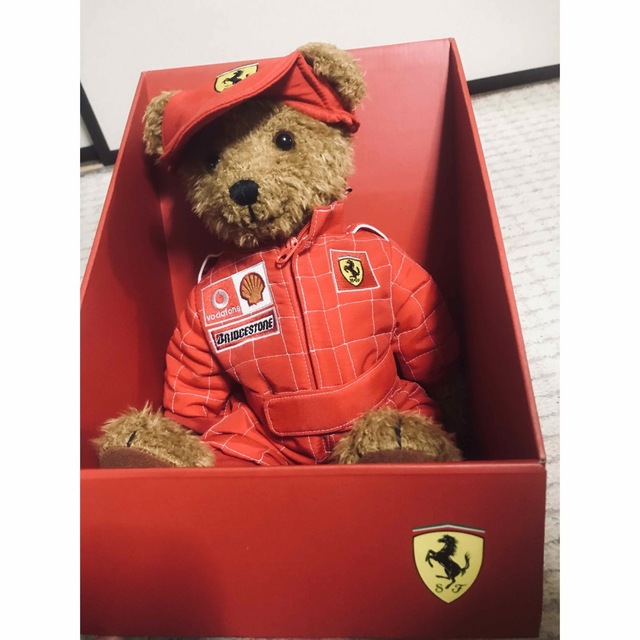 Ferrari(フェラーリ)のフェラーリテディベア エンタメ/ホビーのおもちゃ/ぬいぐるみ(ぬいぐるみ)の商品写真