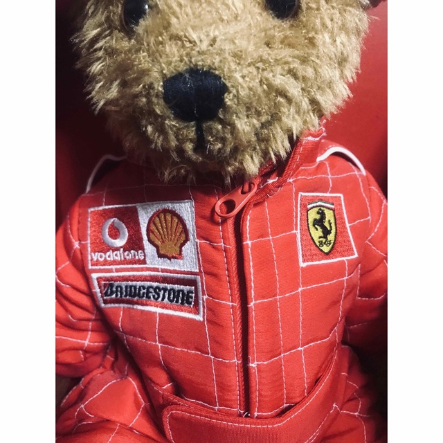 Ferrari(フェラーリ)のフェラーリテディベア エンタメ/ホビーのおもちゃ/ぬいぐるみ(ぬいぐるみ)の商品写真