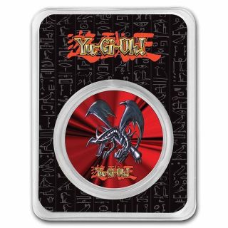 ニウエ 2022 遊戯王 銀貨 真紅眼の黒竜 レッドアイズ・ブラック・ドラゴン(貨幣)