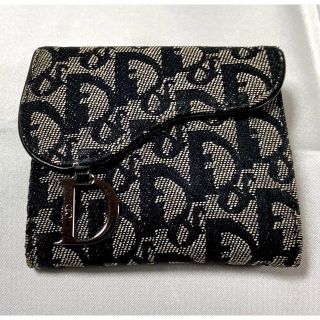 クリスチャンディオール(Christian Dior)のChristian Dior ★トロッター サドルコンパクトウォレット (財布)