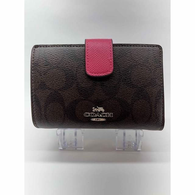 COACH(コーチ)のCOACH シグネチャー　ミディアム コーナー ジップ ウォレット F53562 レディースのファッション小物(財布)の商品写真