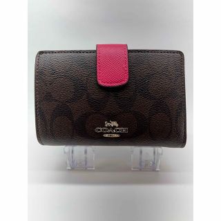 コーチ(COACH)のCOACH シグネチャー　ミディアム コーナー ジップ ウォレット F53562(財布)