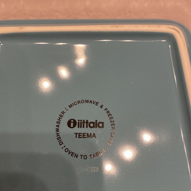 iittala(イッタラ)のiittala  such⭐︎様　ティーマ  スクエア　ターコイズ　2枚セット インテリア/住まい/日用品のキッチン/食器(食器)の商品写真