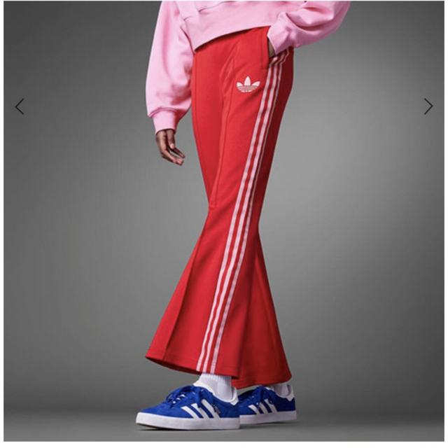 00s ADIDAS stretch flare slacks / 32