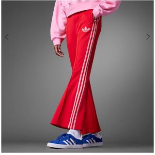 [ 00's ] adidas ベロア調 フレアパンツ レディース L 紫