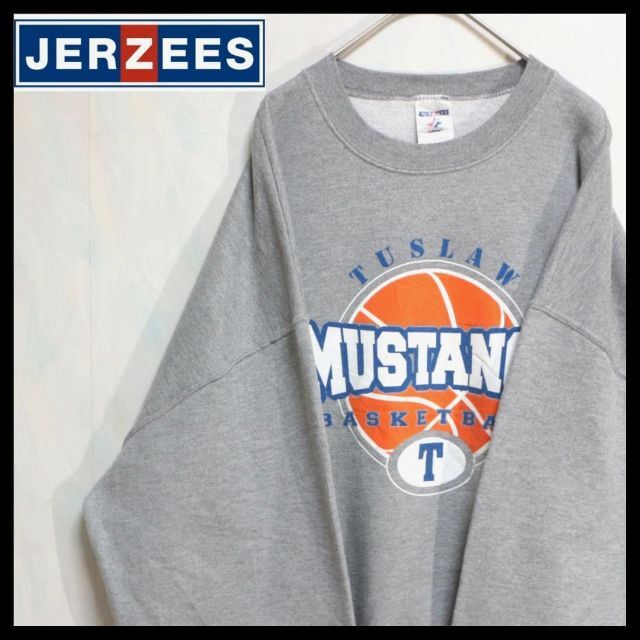 JERZEES - 【トレンド】ジャージーズ トレーナー スウェット バスケ XL