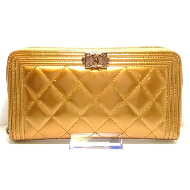 大特価放出! - CHANEL CHANEL(シャネル) ゴールド A80288 長財布 財布
