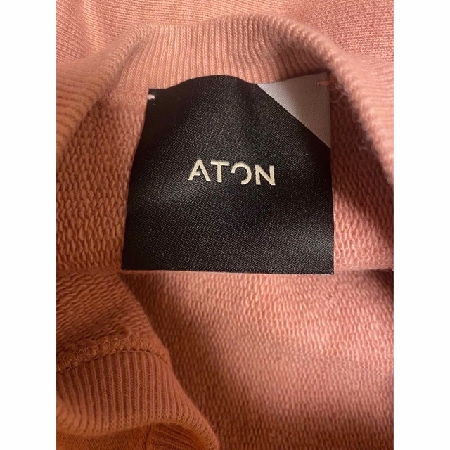 ATON エイトン スウェット ピンク - 4