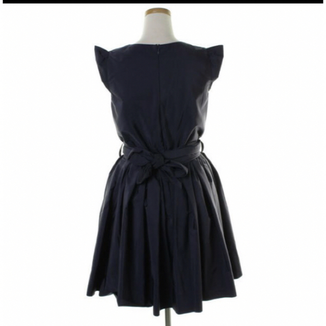 The Virginia ワンピ　ドレス　紺色　サイズ38 レディースのワンピース(ひざ丈ワンピース)の商品写真