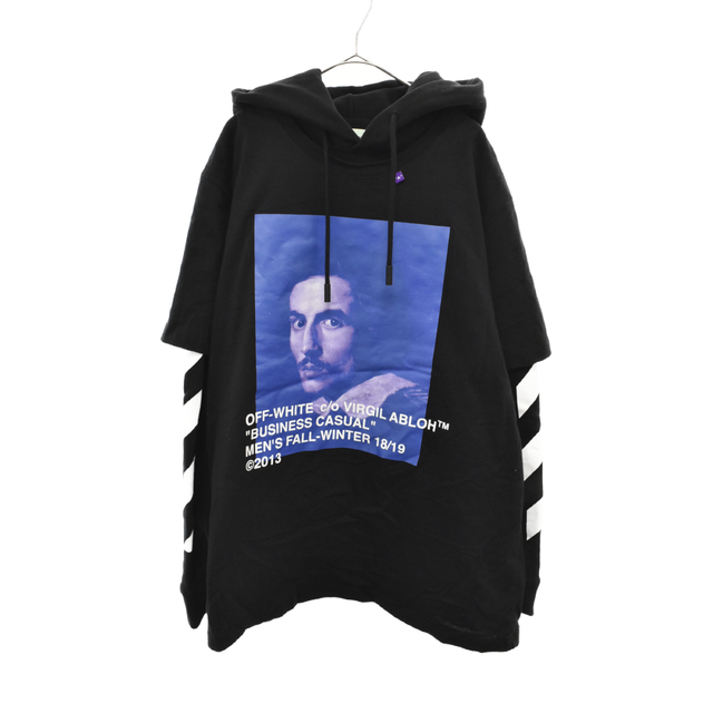 OFFWHITE 18FW DIAG BERNINI オーバーフードパーカー