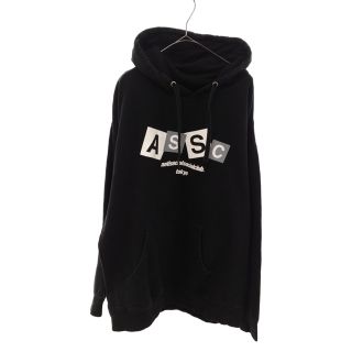 アンチソーシャルソーシャルクラブ(ANTI SOCIAL SOCIAL CLUB)のANTI SOCIAL SOCIAL CLUB アンチソーシャルソーシャルクラブ Angel Hair Hoodie エンジェルヘアー ロゴプリントプルオーバーパーカー フーディー ブラック(パーカー)