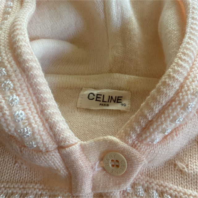 celine(セリーヌ)の【美品】　セリーヌ　ポンチョ　ケープ キッズ/ベビー/マタニティのキッズ服女の子用(90cm~)(ジャケット/上着)の商品写真