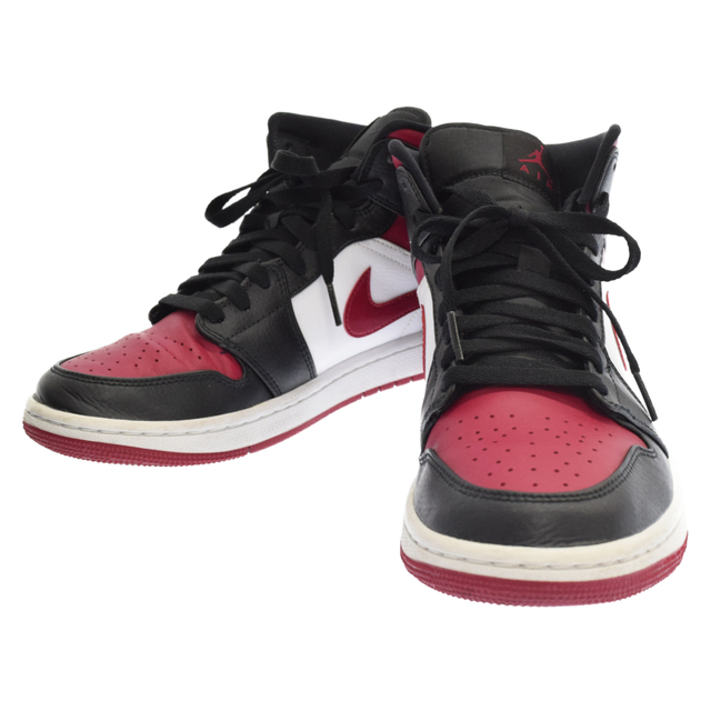 NIKE ナイキ AIR JORDAN1 MID 554724-066 エアジョーダン1 ミッド ミドルカット スニーカーシューズ US8/26cm ブラック/レッド