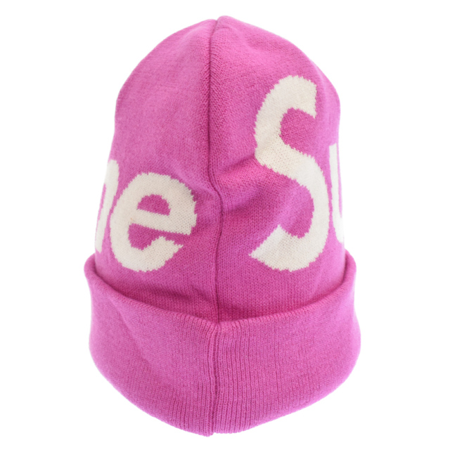 SUPREME シュプリーム 19AW Big Logo Beanie ビックロゴビーニー ピンク