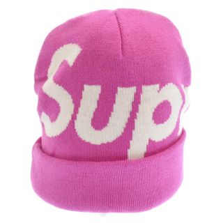 シュプリーム(Supreme)のSUPREME シュプリーム 19AW Big Logo Beanie ビックロゴビーニー ピンク(ニット帽/ビーニー)