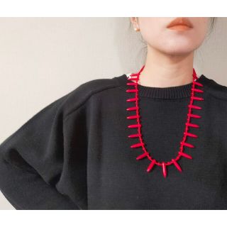 ビューティアンドユースユナイテッドアローズ(BEAUTY&YOUTH UNITED ARROWS)のred turquoise✕redネックレス(ネックレス)