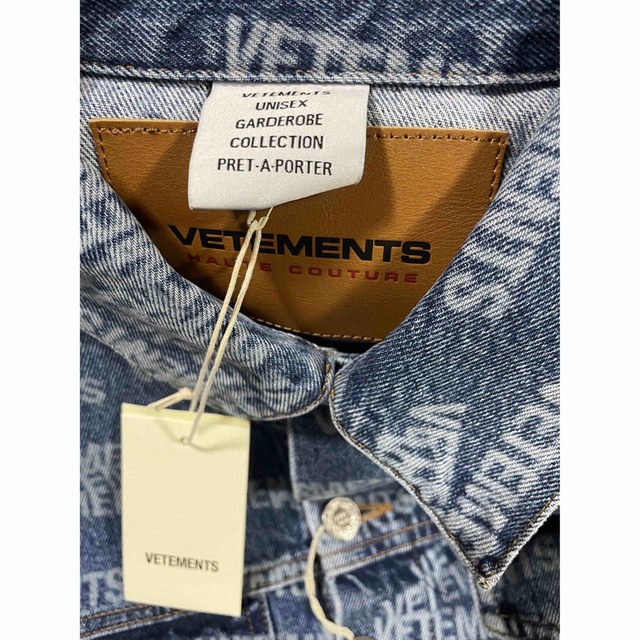 VETEMENTS - vetements fall2021 デニムジャケット gジャンの通販 by