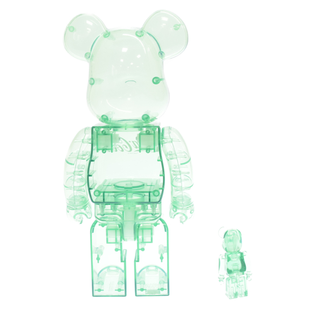 MEDICOM TOY(メディコムトイ)のMEDICOM TOY メディコムトイ BE@RBRICK WORLD WIDE TOUR 3 Coca-Cola GEORGIA GREEN 100%&400% ベアブリック ワールドワイドツアー コカコーラ フィギュア 人形 グリーン エンタメ/ホビーのフィギュア(その他)の商品写真