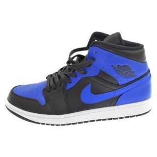 ナイキ(NIKE)のNIKE ナイキ AIR JORDAN 1 MID HYPER ROYAL エアジョーダン1MIDハイパーロイヤル ミドルカットスニーカー US11/29cm 554724-077(スニーカー)