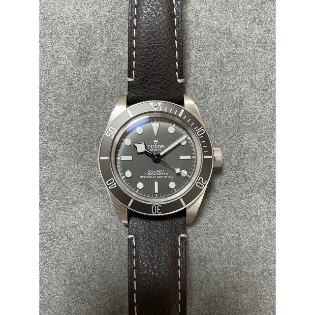 TUDOR　チューダー　ブラックベイ58 925型番79010SGレザーベルト