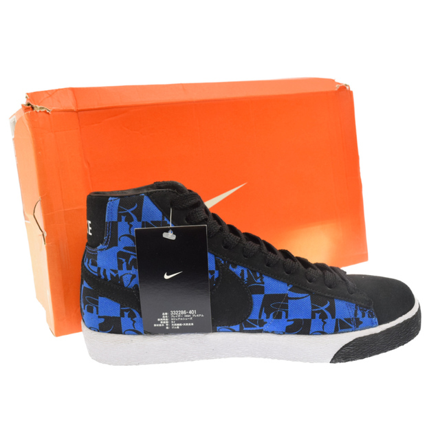 NIKE ナイキ Blazer High Premium TZ Stussy Neighborhood Blue 332286