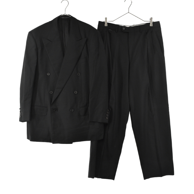 人気新品 Ermenegildo Zegna - Ermenegildo Zegna エルメネジルドゼニア ブラック テーラードジャケット スラックスパンツ セットアップスーツ セットアップ