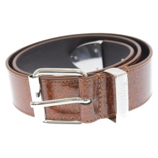 シュプリーム(Supreme)のSUPREME シュプリーム 22AW GLITTER VINYL RANGER BELT グリッタービニールレンジャーベルト ブラウン(ベルト)