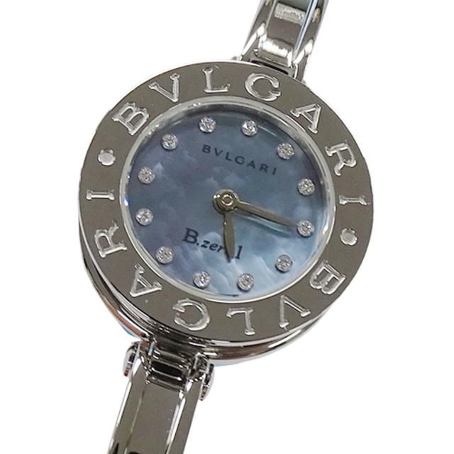 美品 BVLGARI - クオーツ シェル 12Pダイヤ ビーゼロワン B-zero1 時計