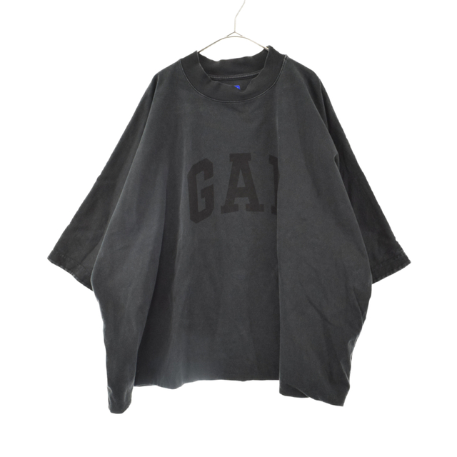 YEEZY GAP イージーギャップ DOVE 3/4 SLEEVE WASHED BLACK バックプリント ドーヴ 3/4スリーブ半袖Tシャツ カットソー ウォッシュドブラック